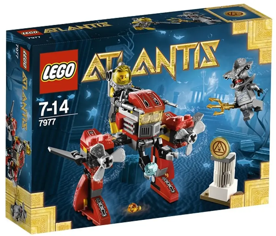 Pudełko zestawu 7977 z serii LEGO® Atlantis – maszyna krocząca