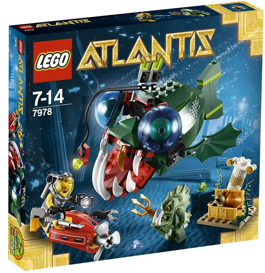 Pudełko zestawu 7978 z serii LEGO® Atlantis – ryba-żabnica