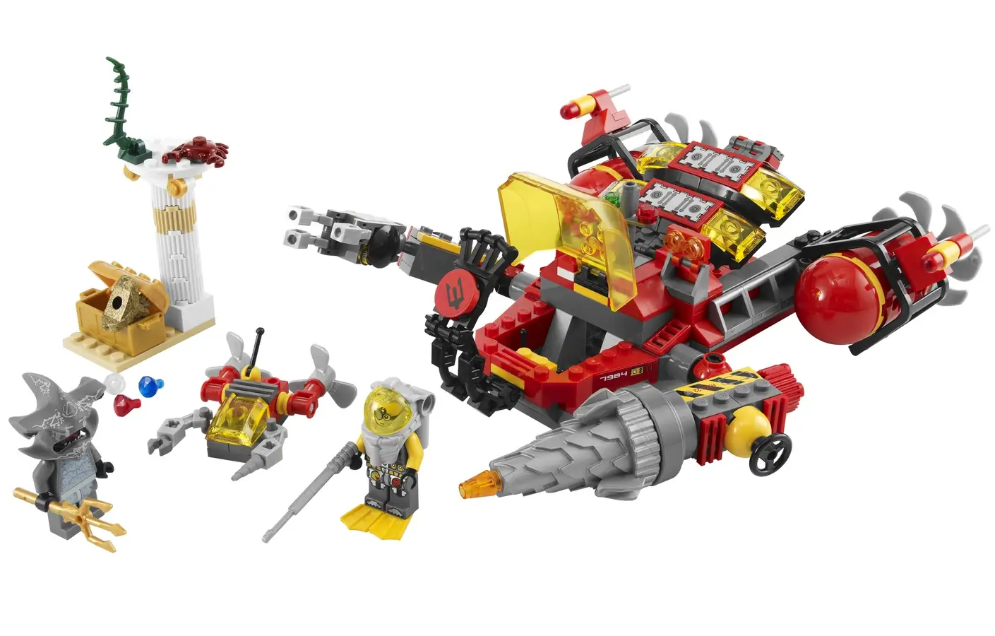 Niszczyciel głębinowy dr Brainsa – seria LEGO® Atlantis