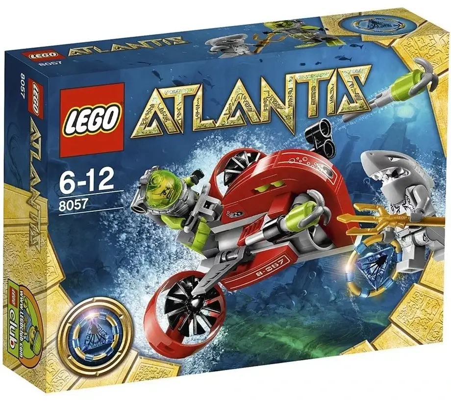 Pudełko zestawu 8057 z serii LEGO® Atlantis – Niszczyciel