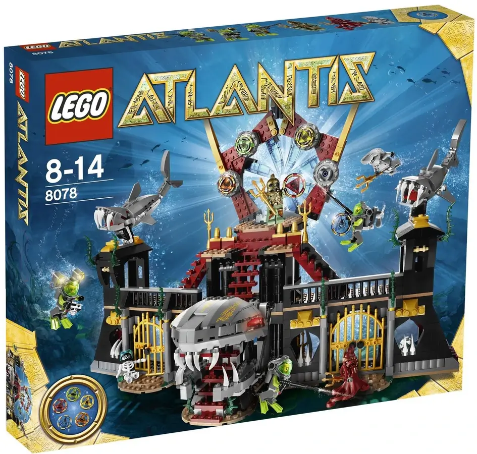 Pudełko zestawu 8078 z serii LEGO® Atlantis – Portal Atlantydy