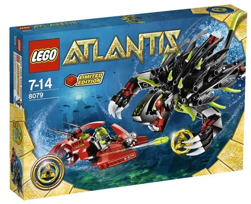 Pudełko zestawu 8079 z serii LEGO® Atlantis – żołw-potwór