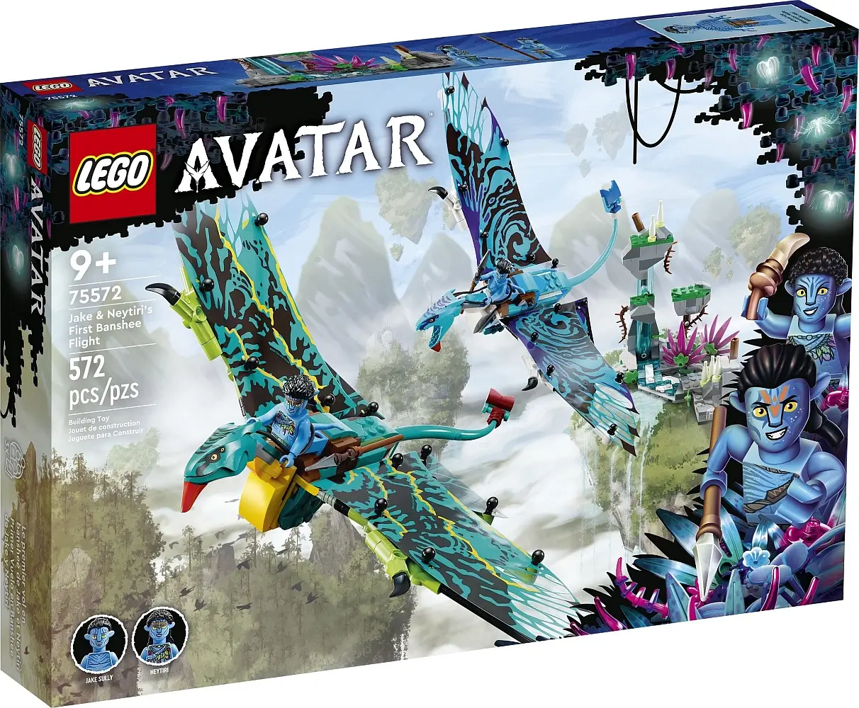 Pudełko zestawu 75572 z serii LEGO® Avatar™ – lot na zmorze Jake'a i Neytiri
