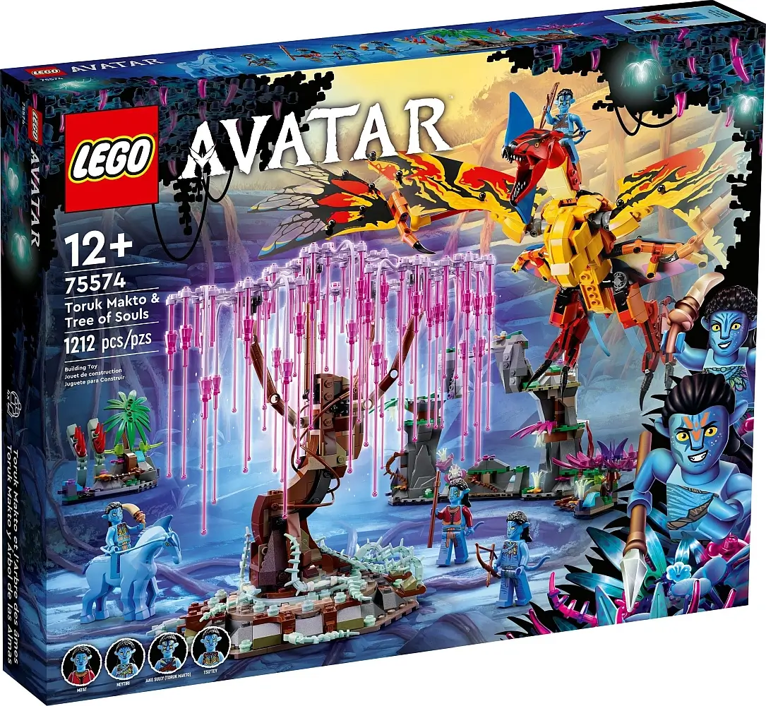 Pudełko zestawu 75574 z serii LEGO® Avatar™ – Toruk Makto i Drzewo Dusz