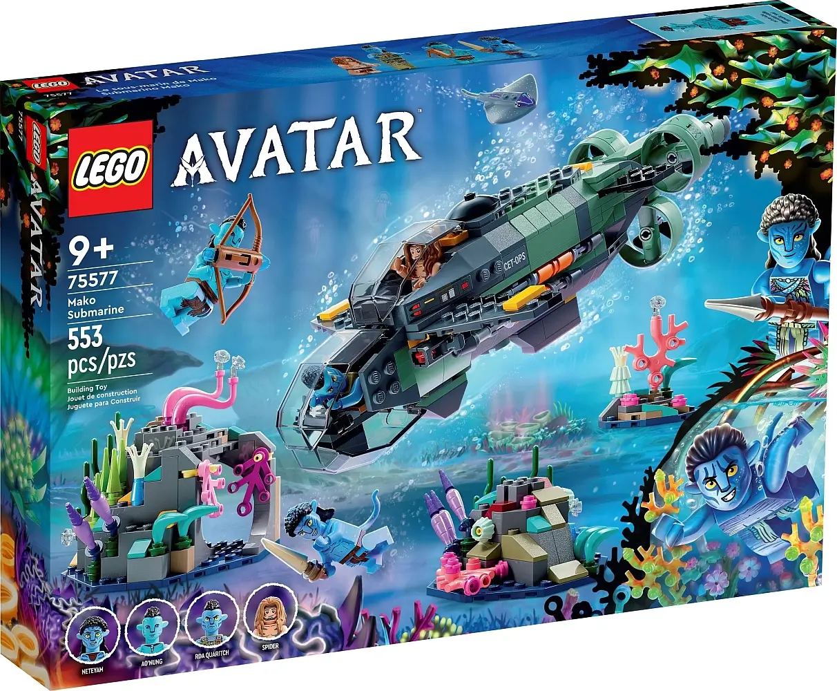 Pudełko zestawu 75577 z serii LEGO® Avatar™ – Łódź Mako