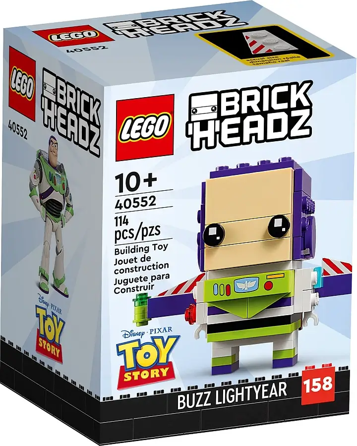 Pudełko zestawu 40552 z serii LEGO® BrickHeadz – Buzz Astral