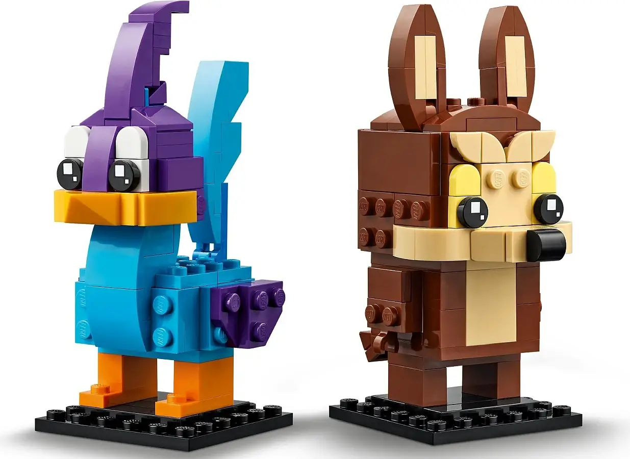 Struś Pędziwiatr i Kojot z serii LEGO® Brickheadz