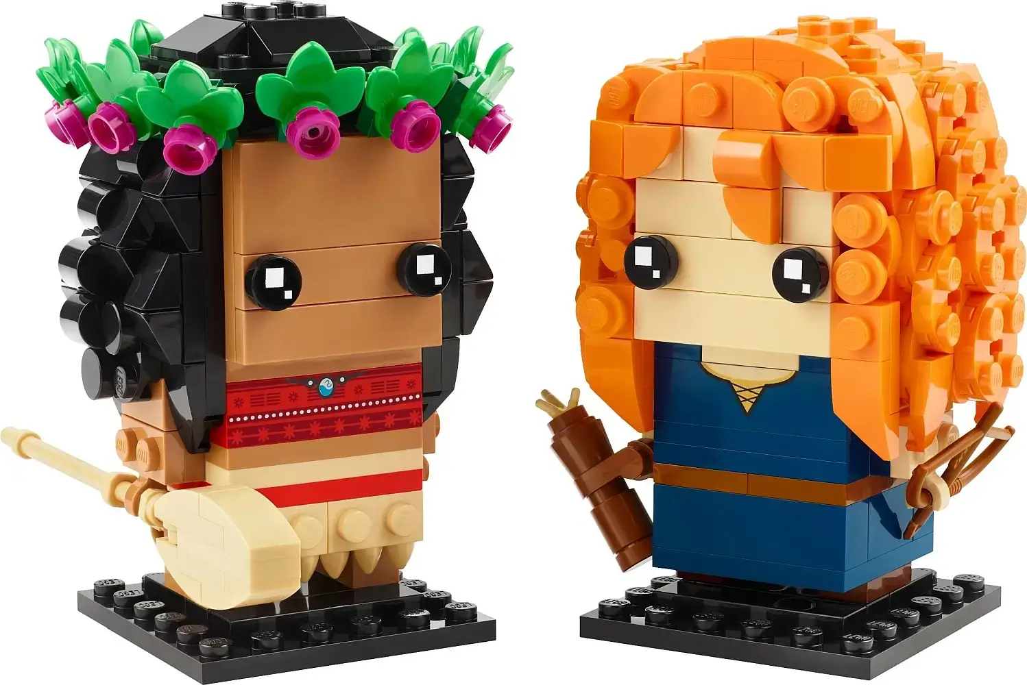 Figurki Vaiany i Meridy z serii LEGO® Brickheadz
