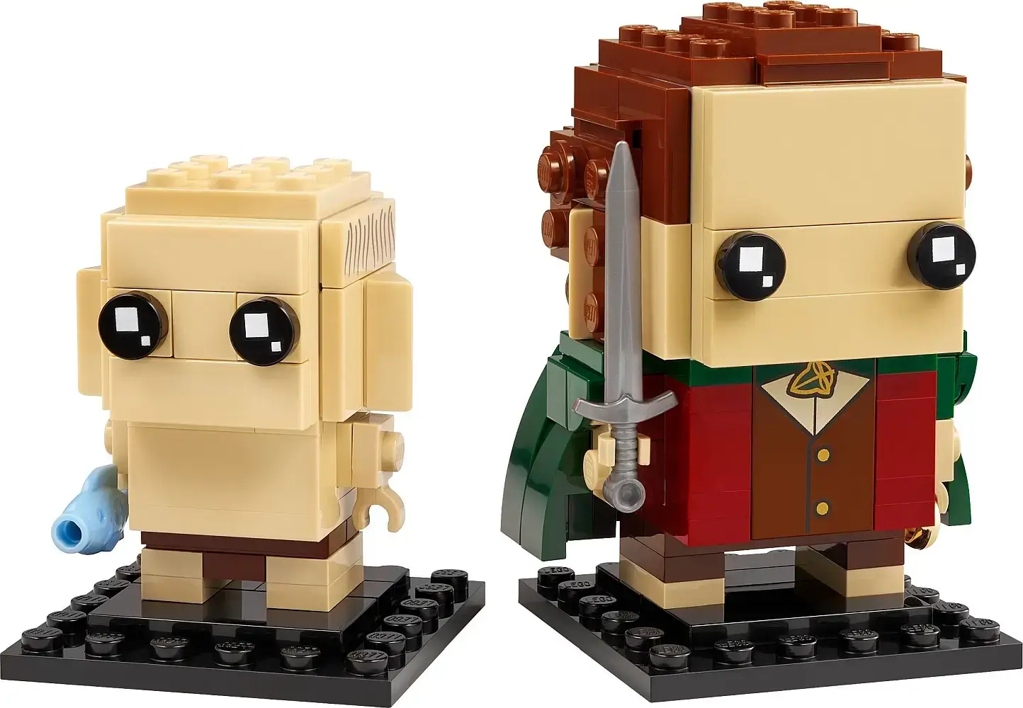 Figurki Frodo™ i Golluma™ z serii LEGO® Brickheadz