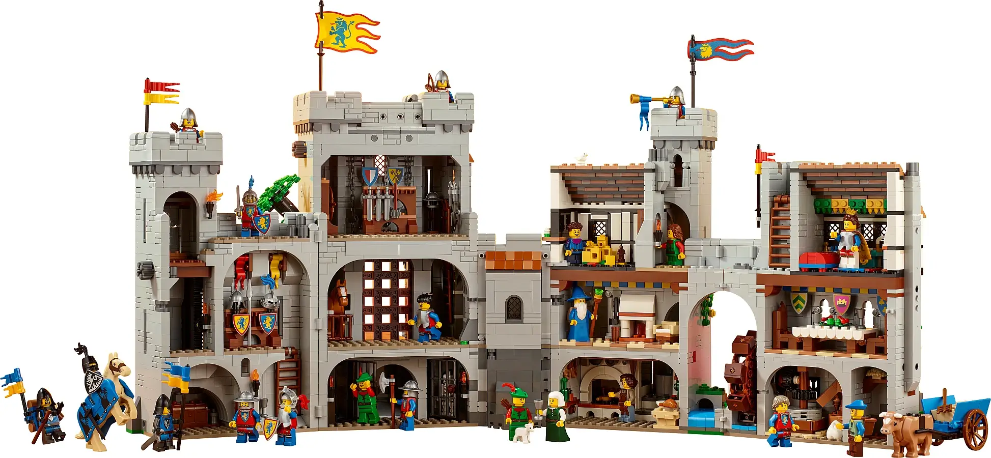 Wnętrze (środek) zamku 10305 z serii LEGO® Castle