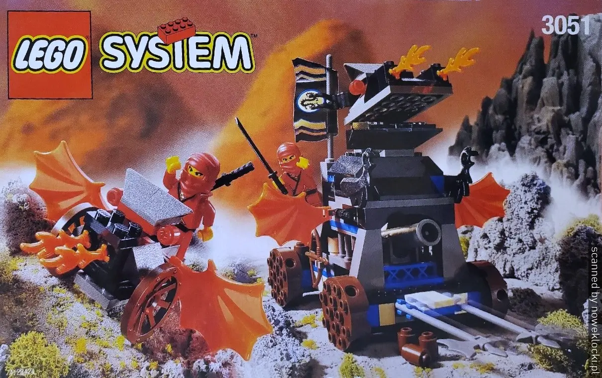 Zdjęcie zestawu 3051 z serii LEGO® Castle – Smoczy Wagon
