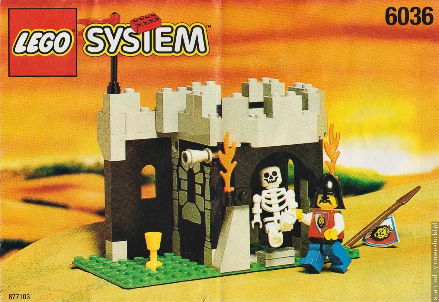 Zdjęcie zestawu 6036 z serii LEGO® Castle – Skeleton Surprise