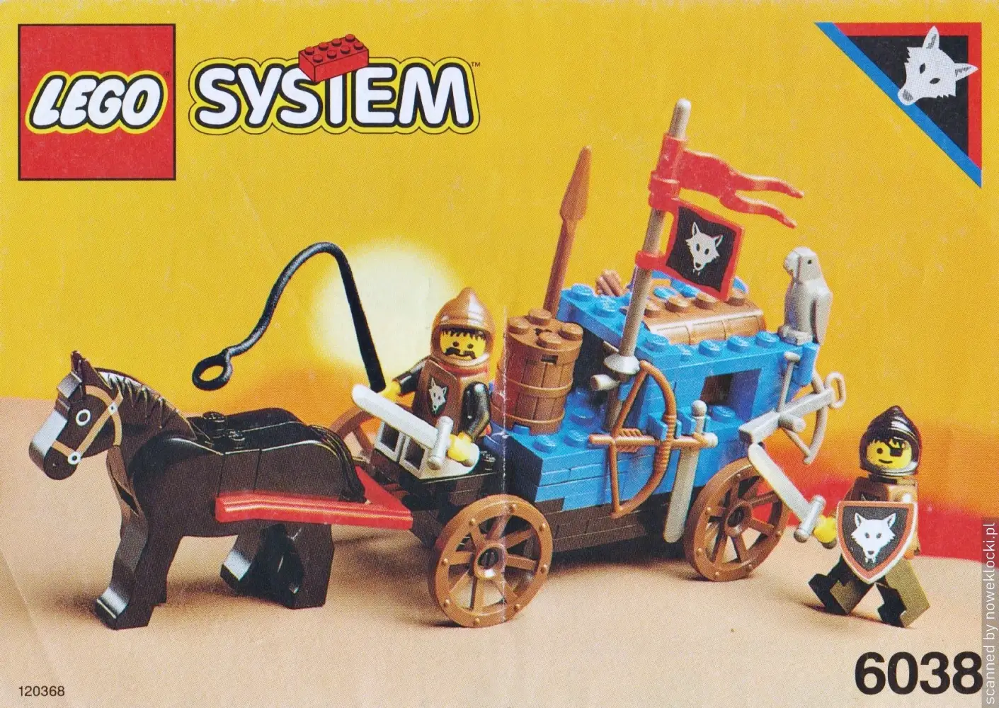 Zdjęcie zestawu 6038 z serii LEGO® Castle – Wóz Ludzi Wilka