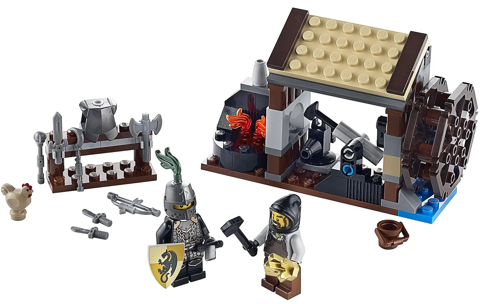 Średniowieczna kuźnia z serii LEGO® Castle
