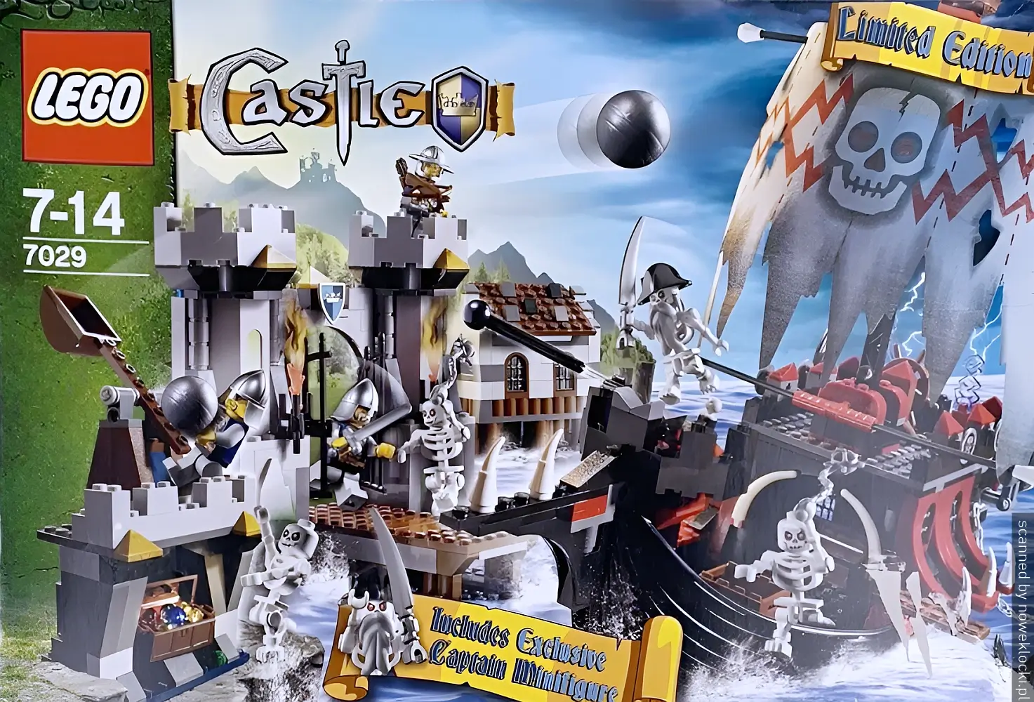 Zdjęcie zestawu 7029 z serii LEGO® Castle – Atak Szkieletowego Statku