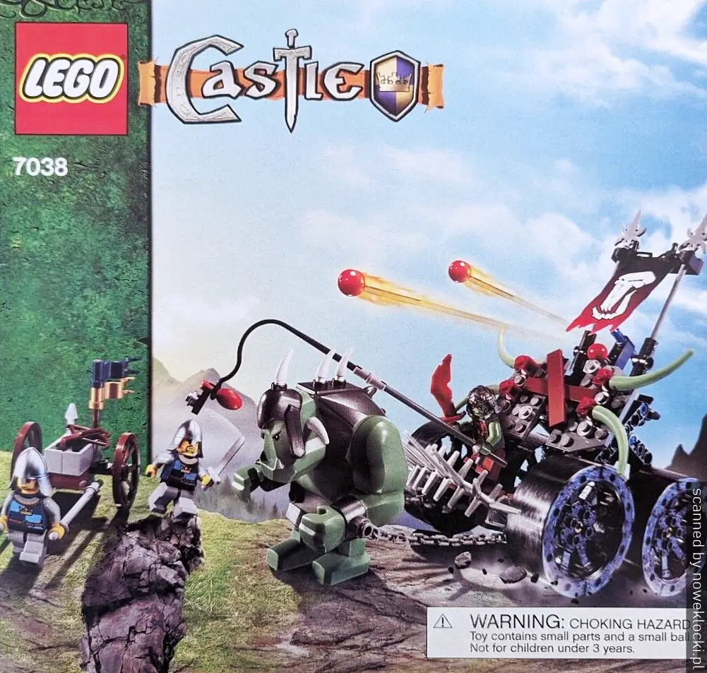 Zdjęcie zestawu 7038 z serii LEGO® Castle – Wagon szturmowy trolli