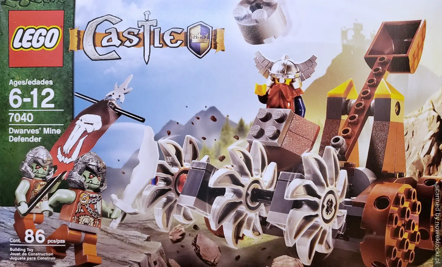 Zdjęcie zestawu 7040 z serii LEGO® Castle – Obrona kopalni krasnali