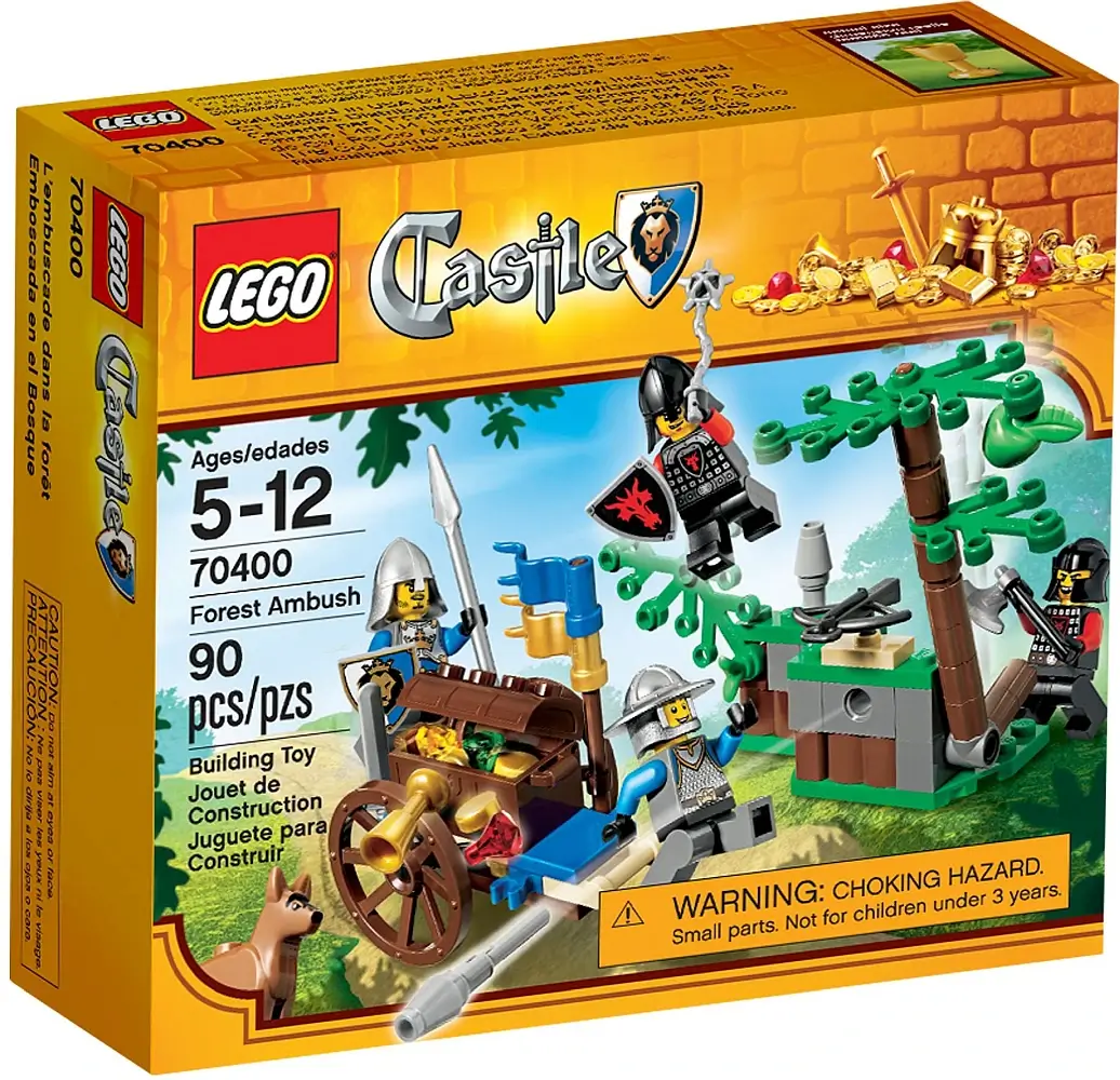 Zdjęcie pudełka zestawu 70400 z serii LEGO® Castle – Zasadzka w lesie