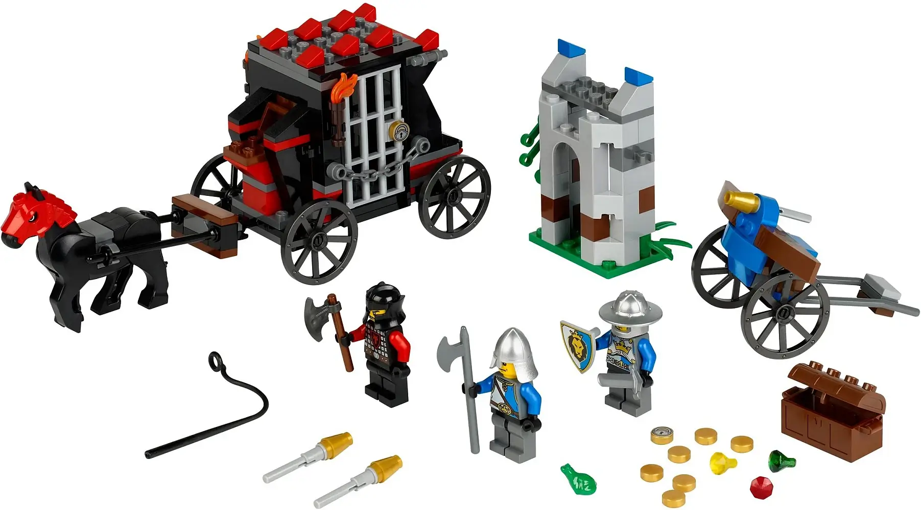 Ucieczka ze złotem rycerzy z serii LEGO® Castle