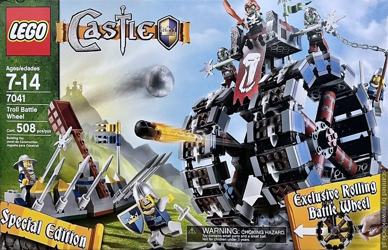 Zdjęcie zestawu 7041 z serii LEGO® Castle – Wóz bojowy Trolli