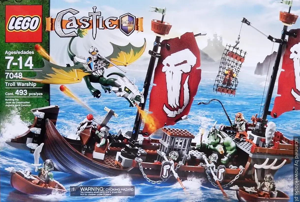 Zdjęcie zestawu 7048 z serii LEGO® Castle – Okręt wojenny trolli