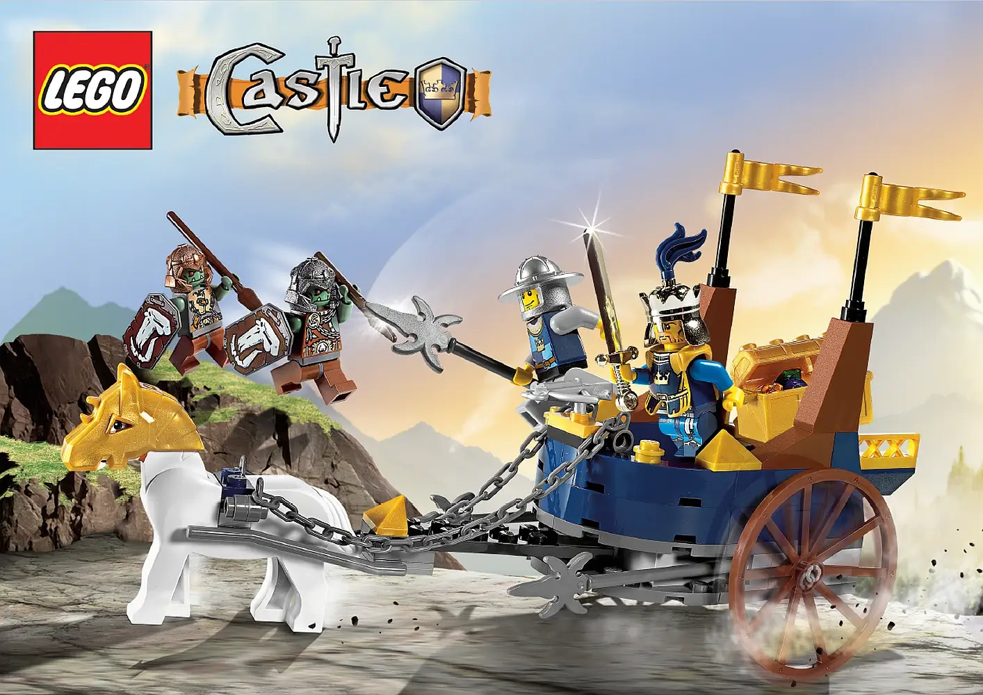 Zdjęcie zestawu 7078 z serii LEGO® Castle – Królewski rydwan