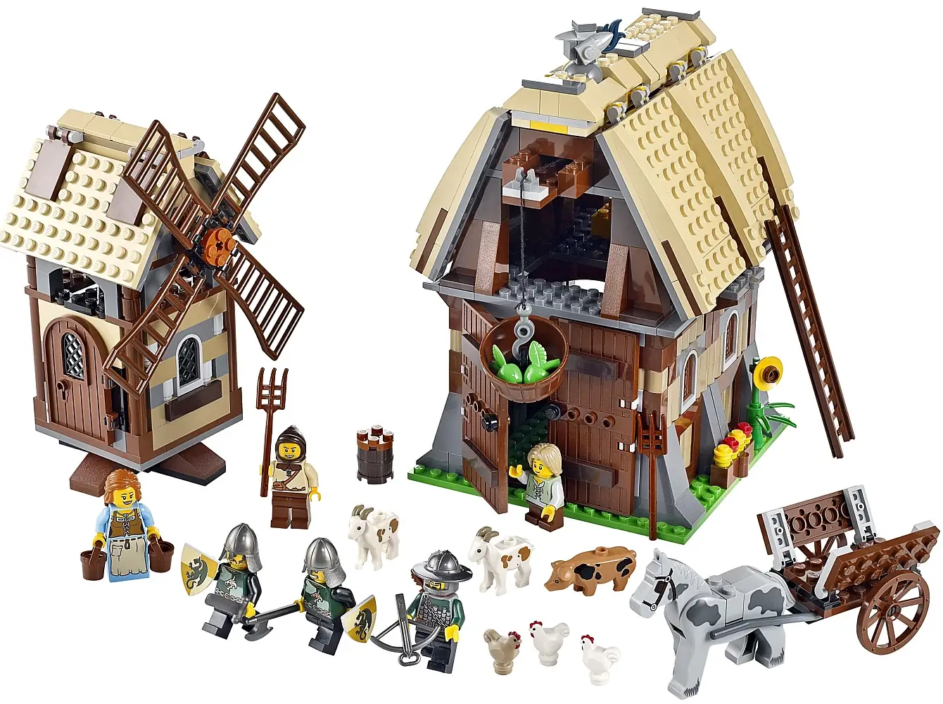 Wioskowy młyn z serii LEGO® Castle