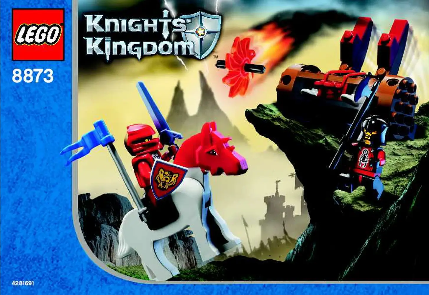 Zdjęcie zestawu 8873 z serii LEGO® Castle – Katapulta ogniowa