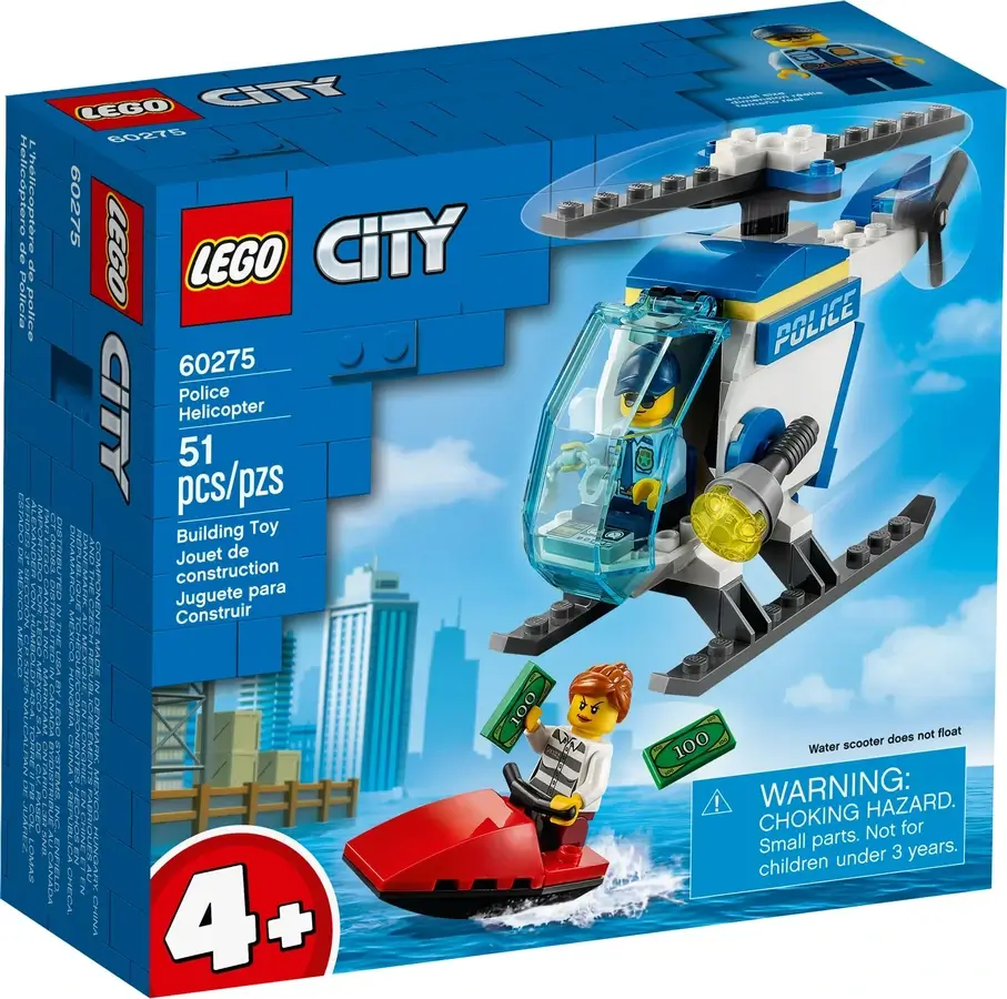 Pudełko zestawu 60275 z serii LEGO® City – Helikopter policyjny