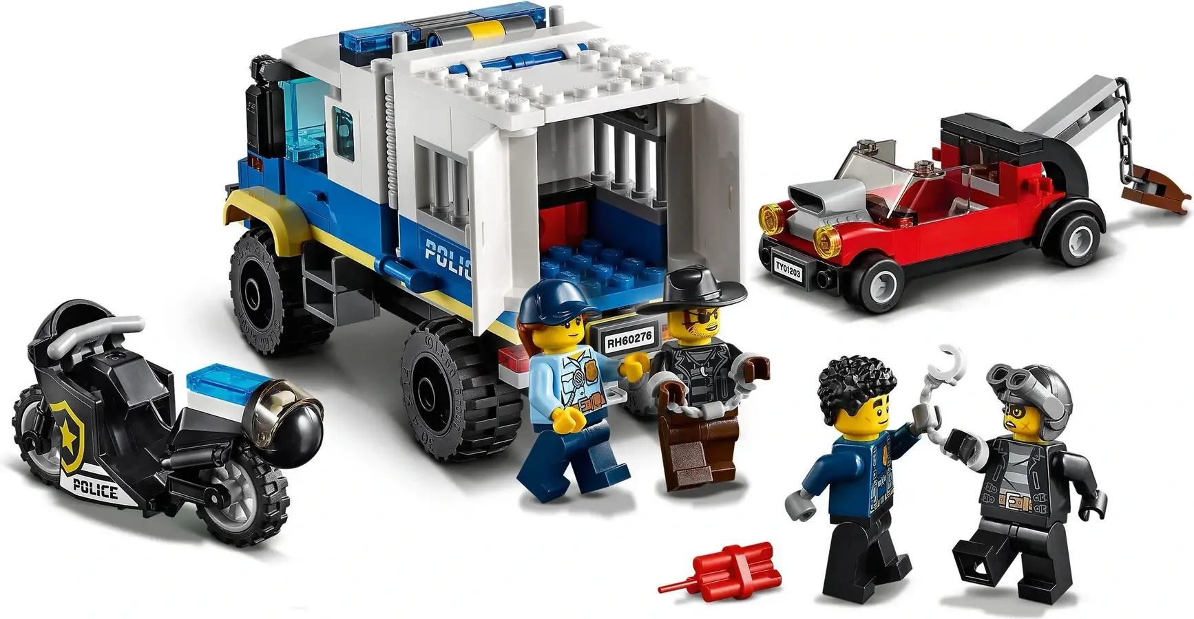 Konwój policji - cieżarówka z serii LEGO® City