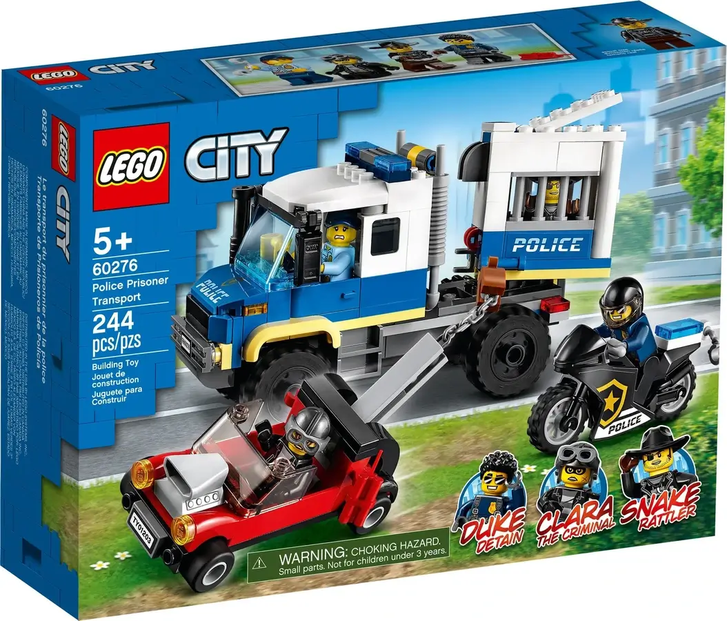 Pudełko zestawu 60276 z serii LEGO® City – Policyjny konwój więzienny