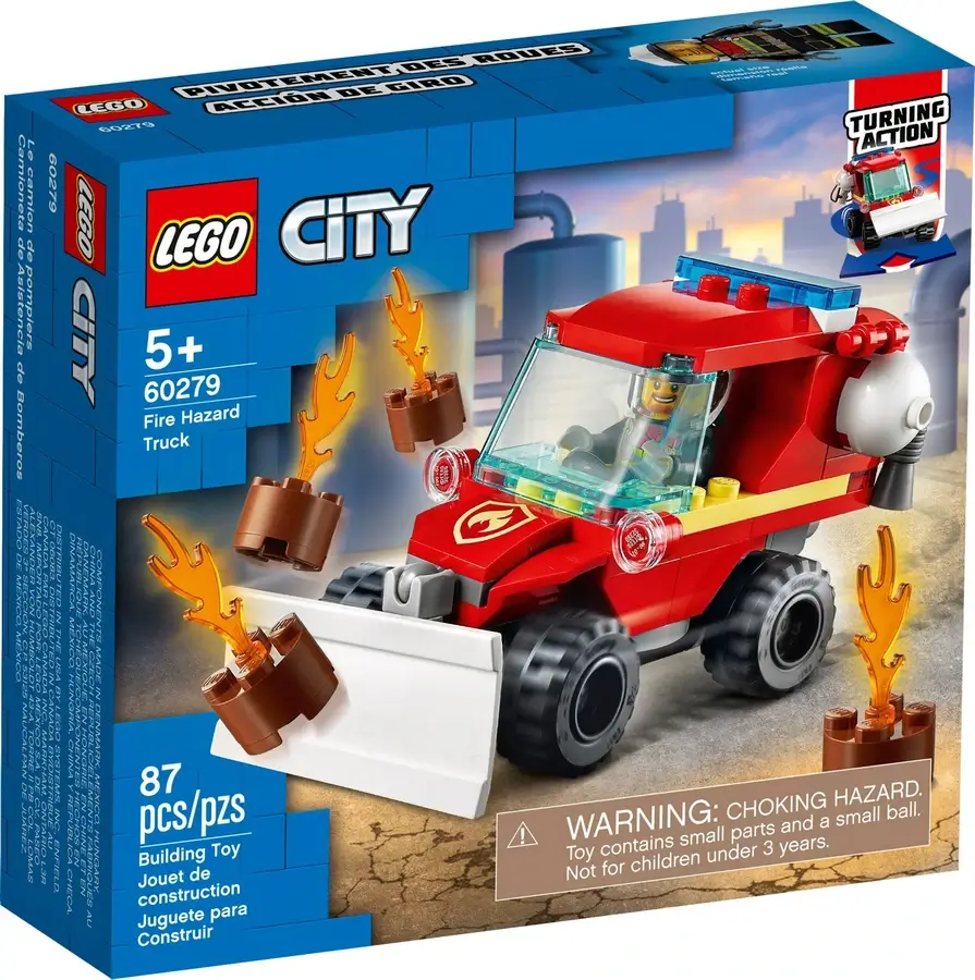 Pudełko zestawu 60279 z serii LEGO® City – Mały wóz strażacki