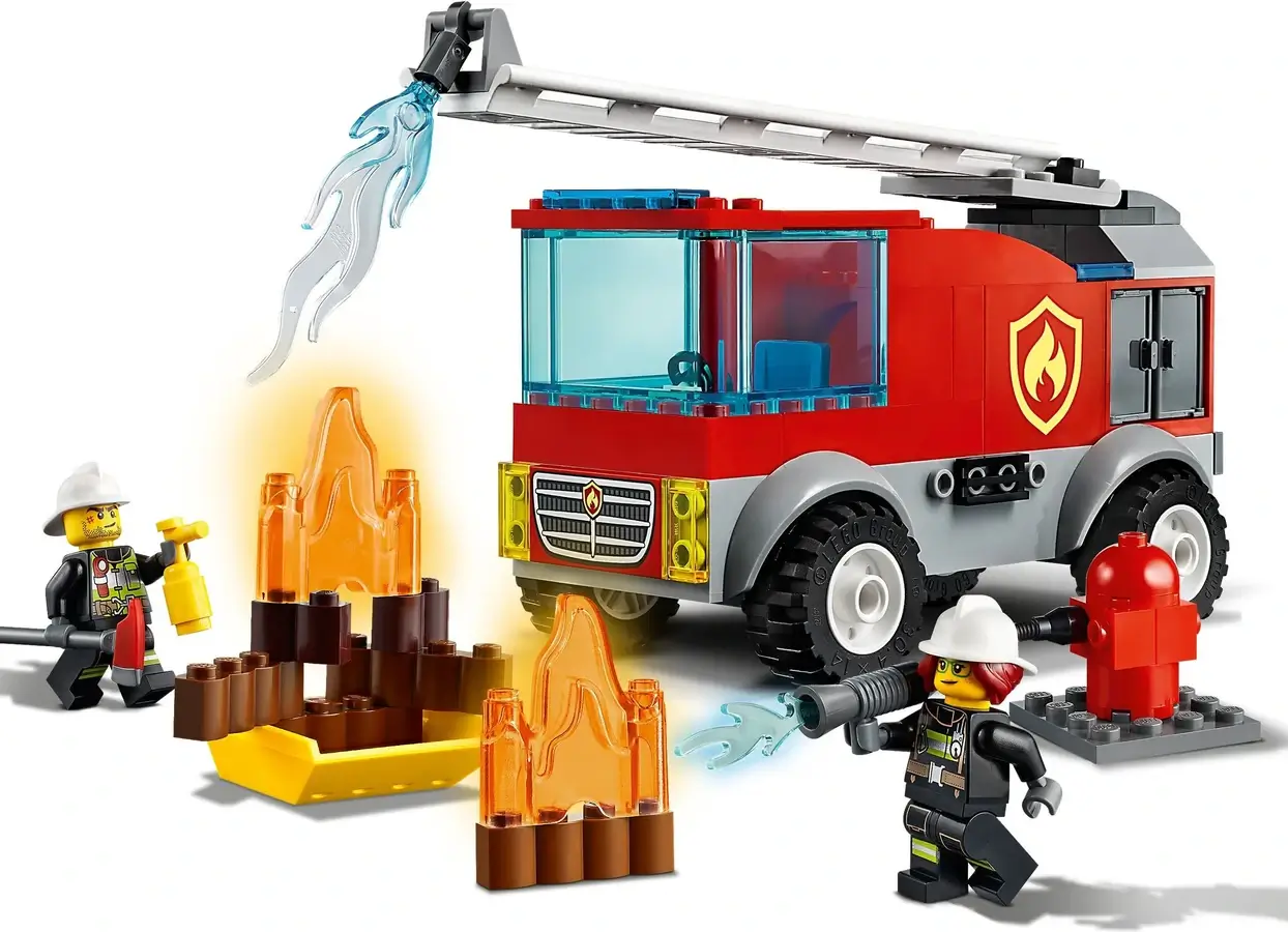 Czerwony wóz strażacki z serii LEGO® City