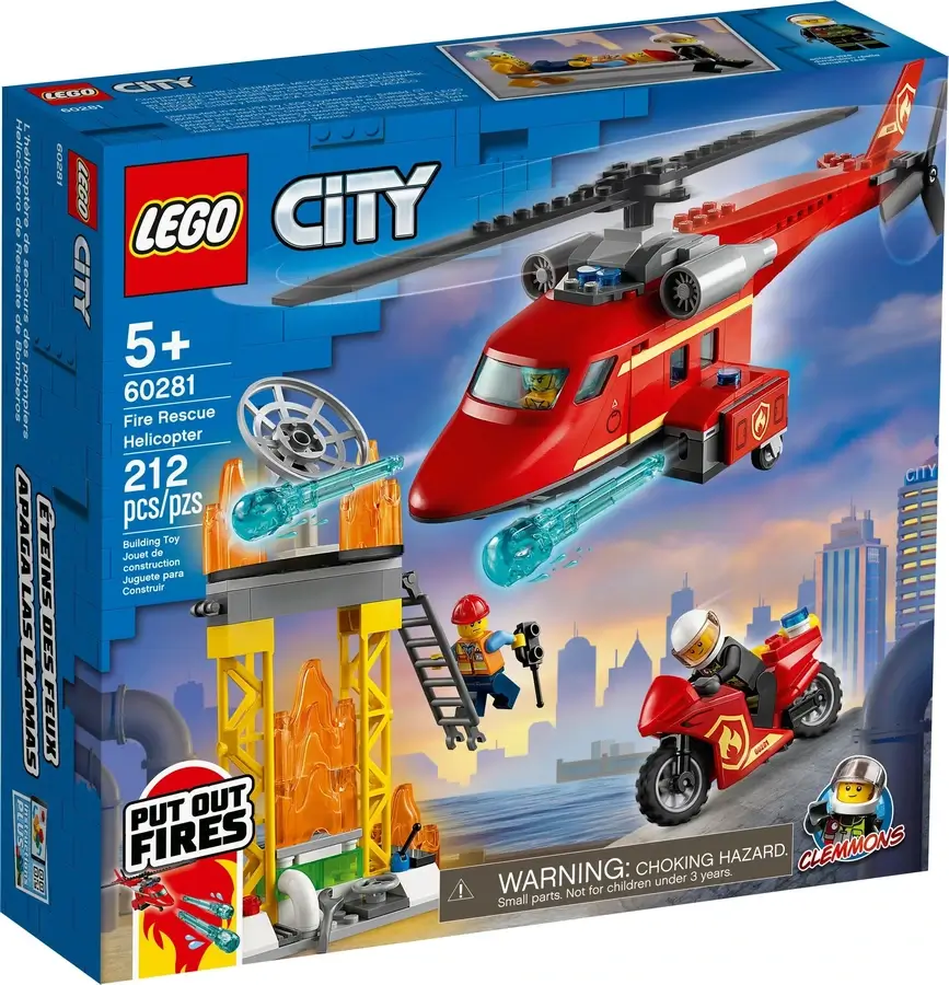 Pudełko zestawu 60281 z serii LEGO® City – Strażacki helikopter