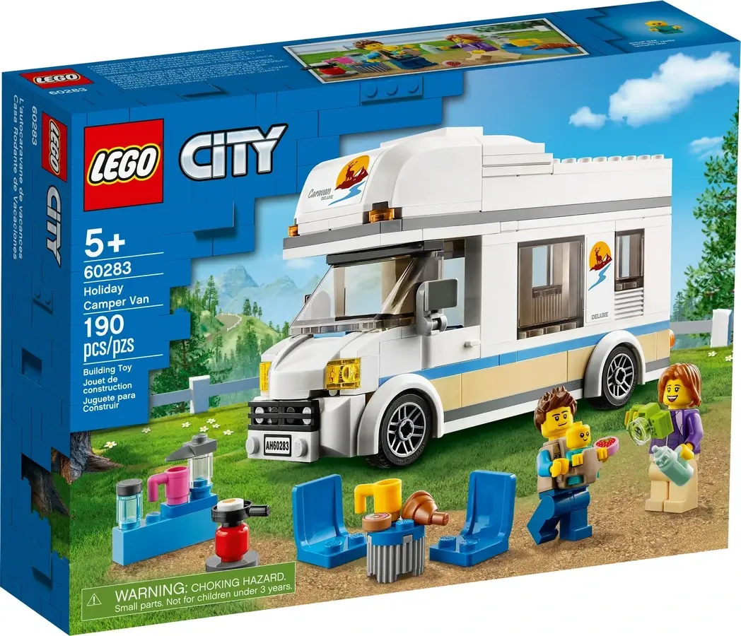 Pudełko zestawu 60283 z serii LEGO® City – Wakacyjny kamper