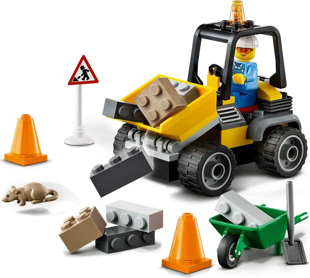 Roboty drogowe na ulicy z serii LEGO® City
