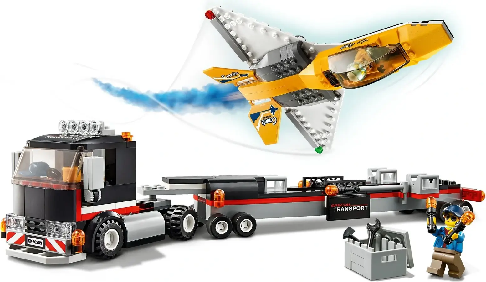 Transporter odrzutowca pokazowego z serii LEGO® City