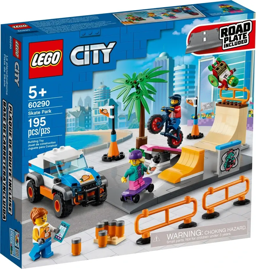 Pudełko zestawu 60290 z serii LEGO® City – Skatepark
