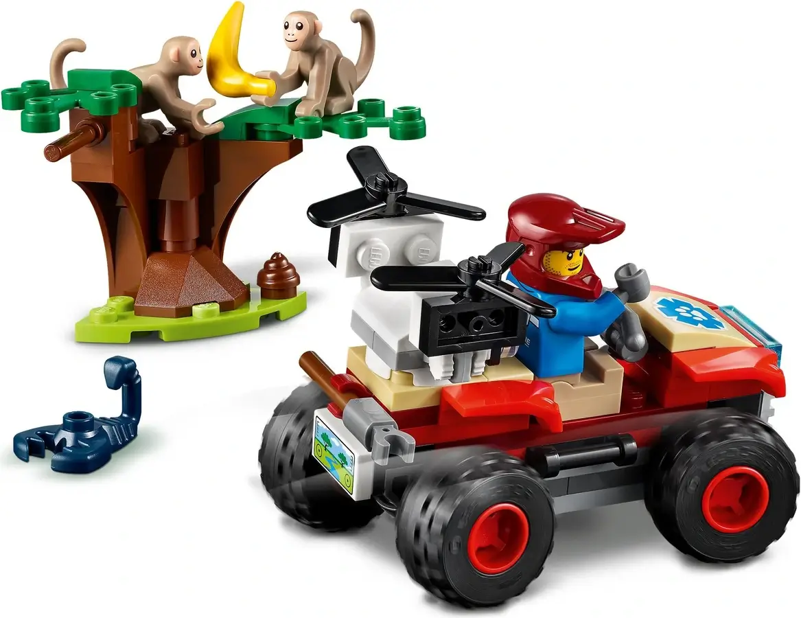 Quad ratownika dzikich zwierząt z serii LEGO® City