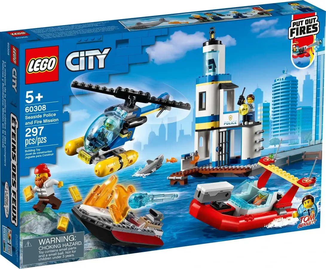 Pudełko zestawu 60308 z serii LEGO® City – Akcja policji i strażaków