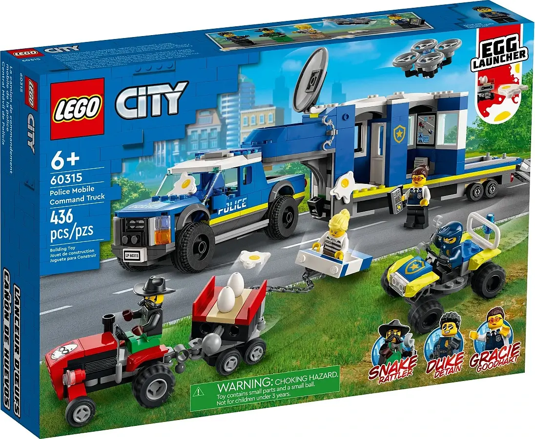 Pudełko zestawu 60315 z serii LEGO® City –  Mobilne centrum dowodzenia policji
