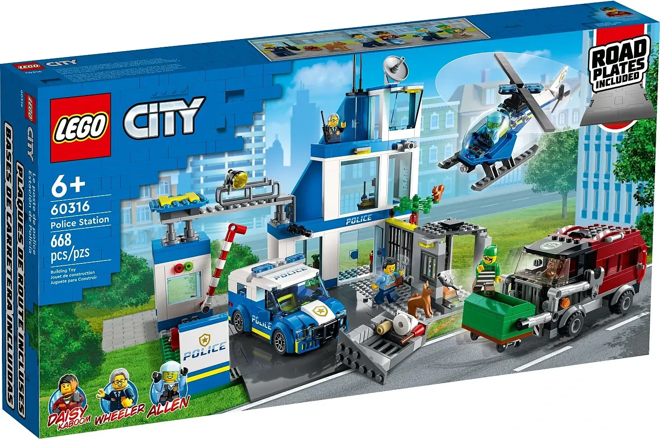Pudełko zestawu 60316 z serii LEGO® City – Posterunek policji