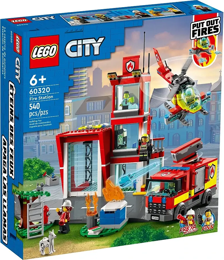 Pudełko zestawu 60320 z serii LEGO® City – Remiza strażacka