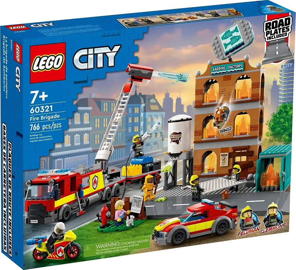 Pudełko zestawu 60321 z serii LEGO® City – Akcja brygady strażaków