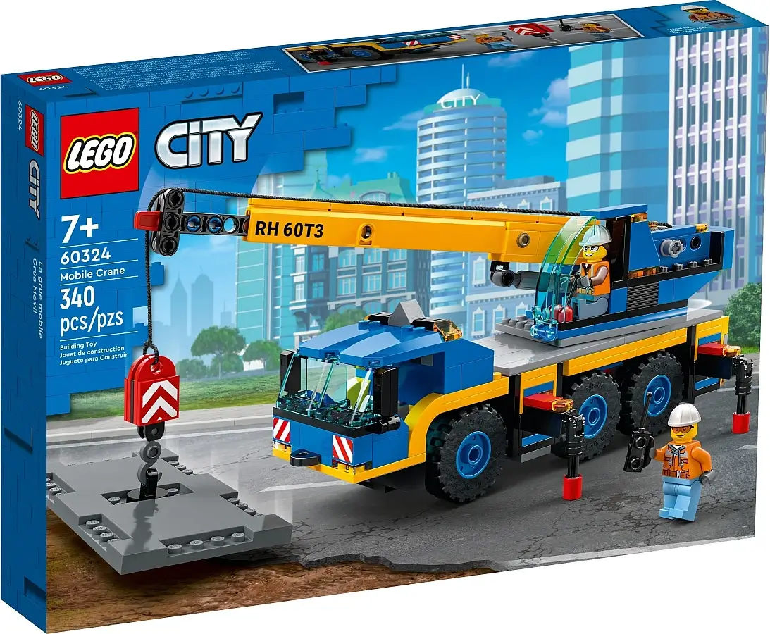 Pudełko zestawu 60324 z serii LEGO® City – Żuraw