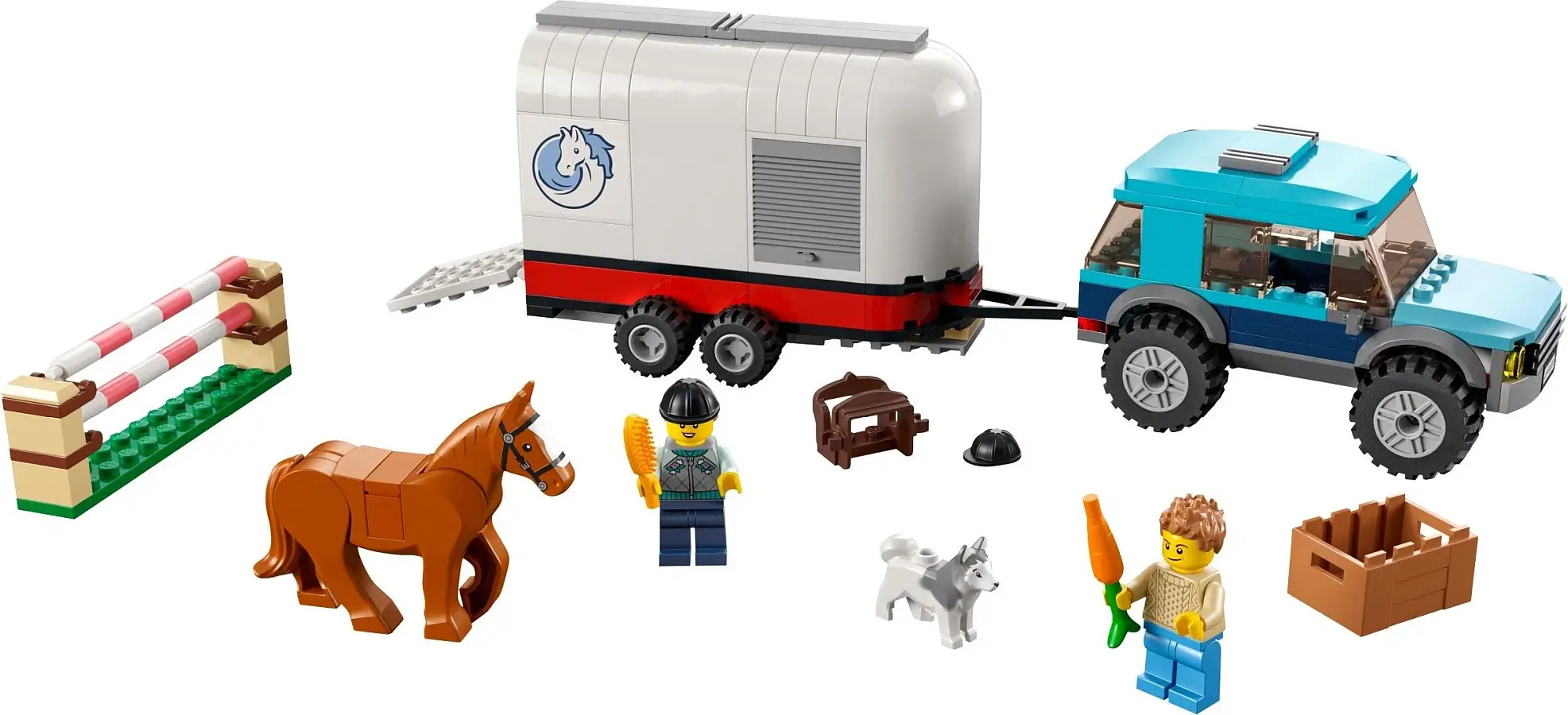 Przyczepa do przewozu koni z serii LEGO® City