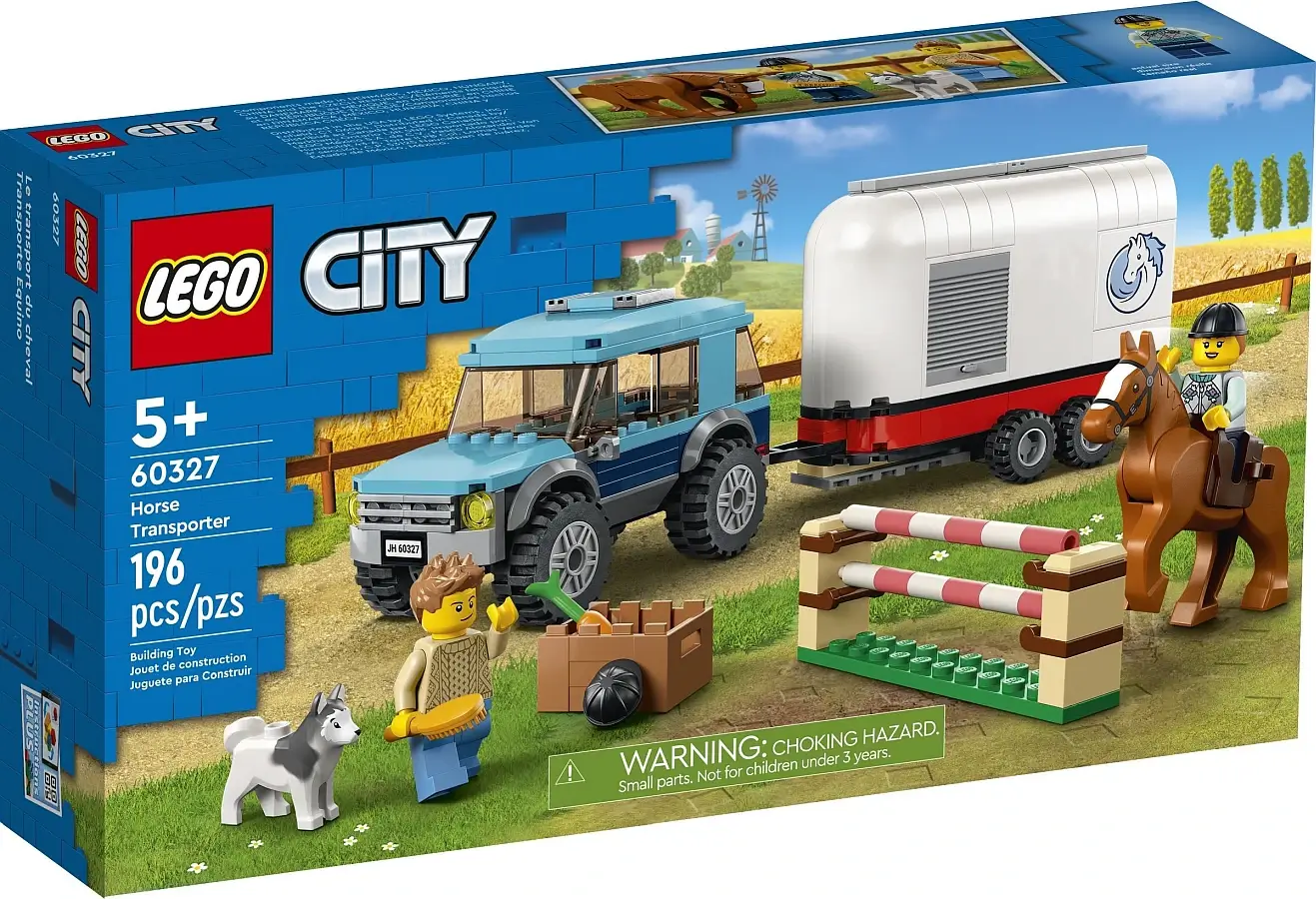 Pudełko zestawu 60327 z serii LEGO® City – przewóz koni