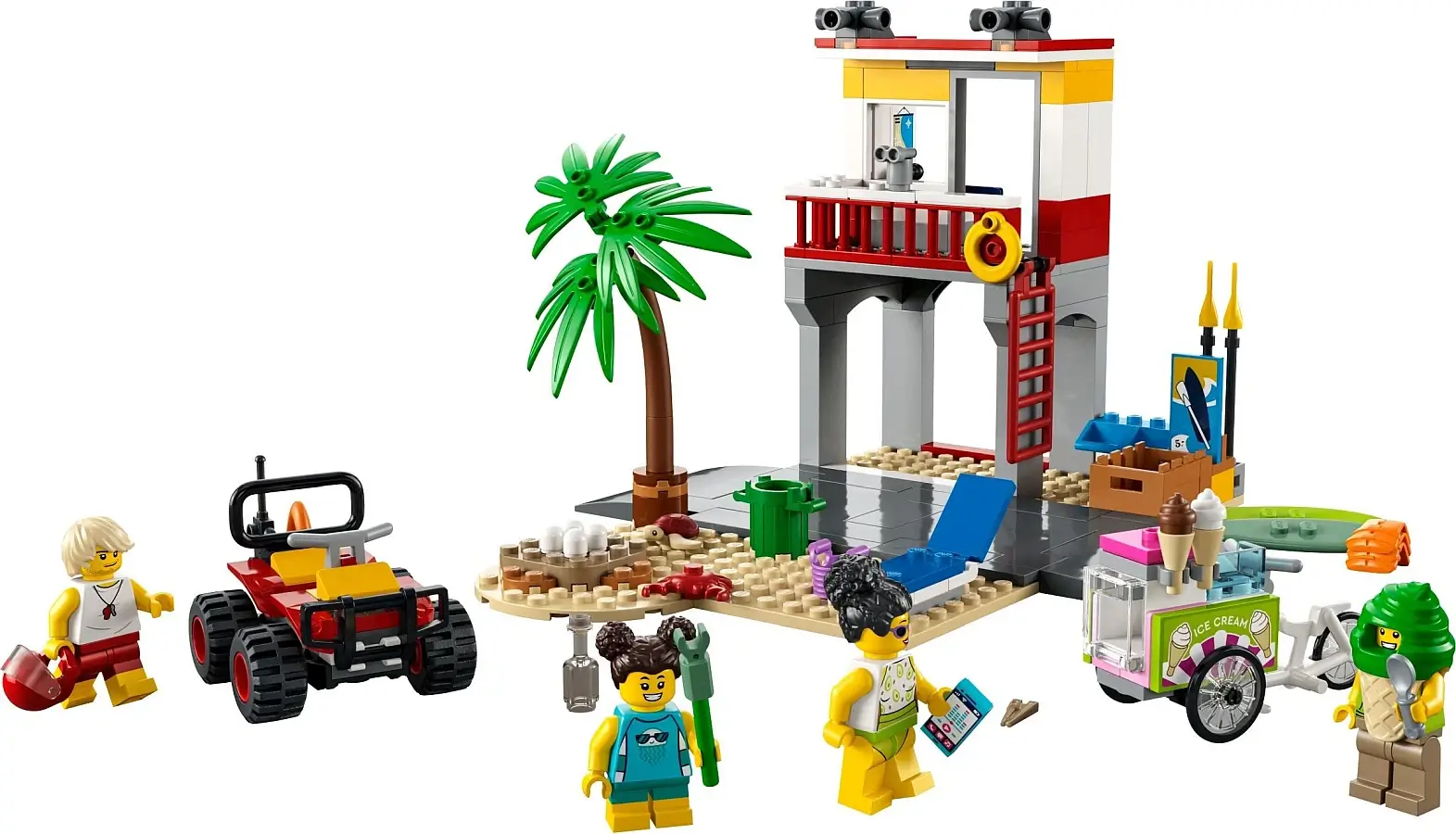 Stanowisko ratownicze na plaży z serii LEGO® City