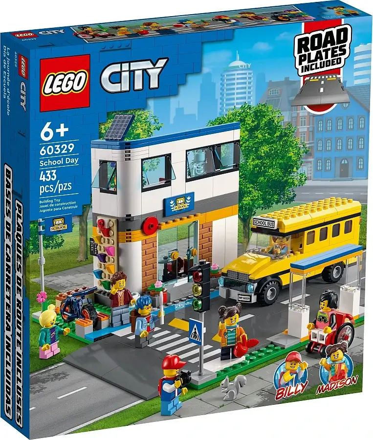 Pudełko zestawu 60329 z serii LEGO® City – Dzień w szkole