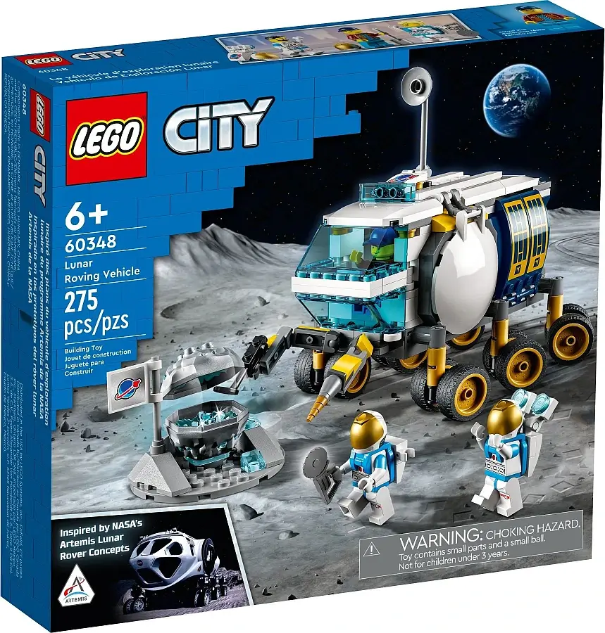 Pudełko zestawu 60348 z serii LEGO® City – Łazik księżycowy